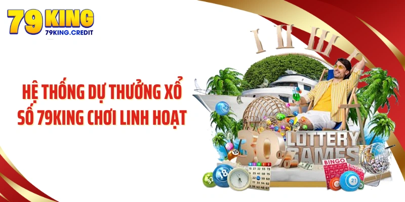 Hệ thống dự thưởng xổ số 79KING chơi linh hoạt